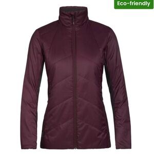 Icebreaker Women's Helix Jacket - in Burgundy